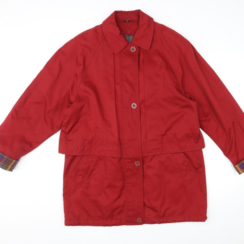Dannimac Womens Red Jacket Size M Zip