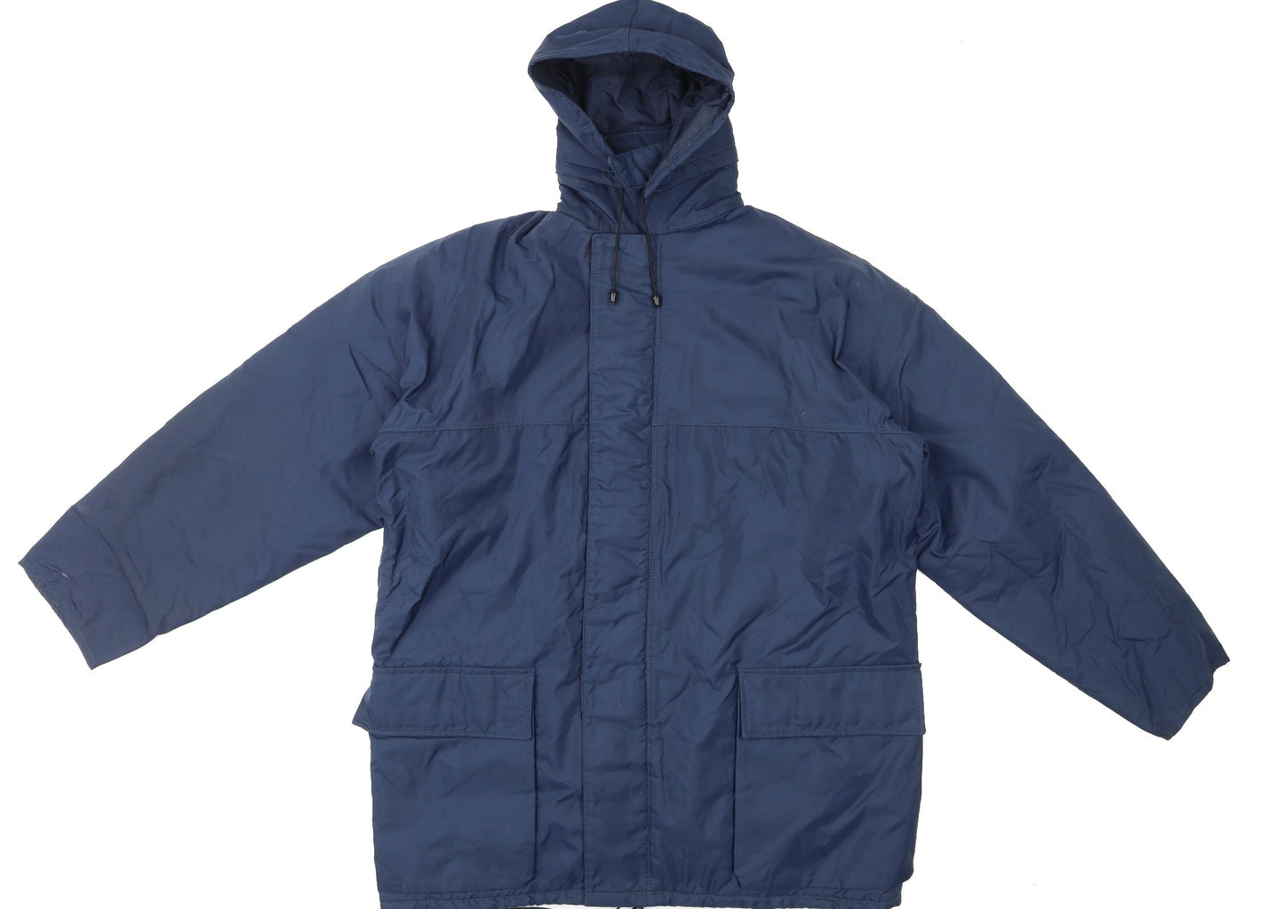 Mascot Tornado Mens Blue Rain Coat Coat Size L Zip