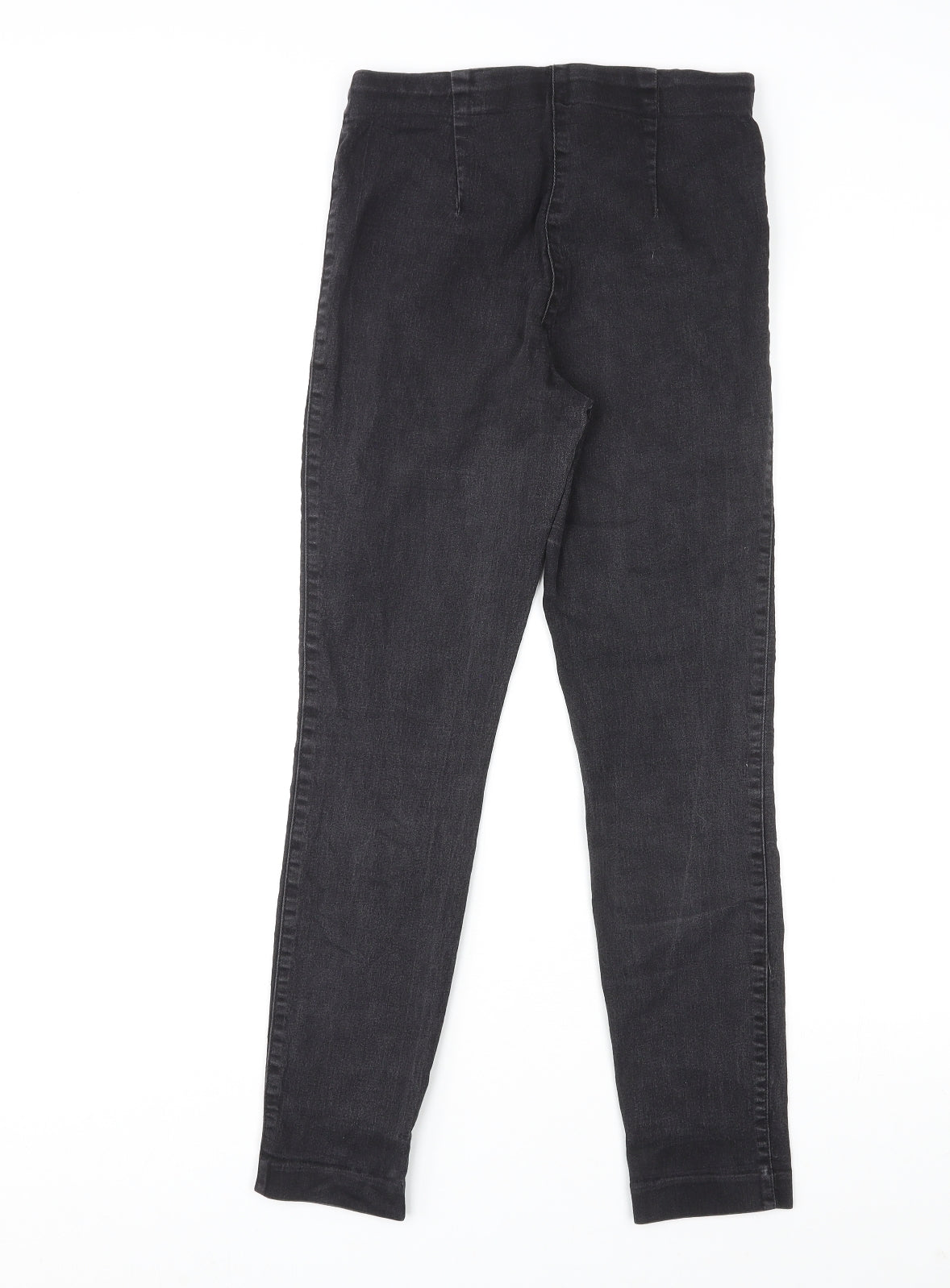 H&M Womens Black Cotton Jegging Jeans Size 8 L26 in Classic