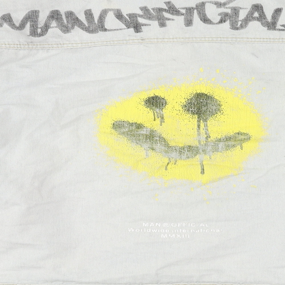 Boohoo Mens Blue Jacket Size M Button