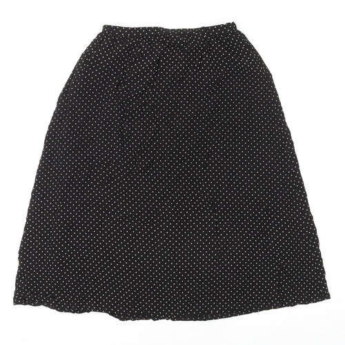 Doifamily Company Limited Womens Multicoloured Polka Dot Polyester Swing Skirt Size S Zip