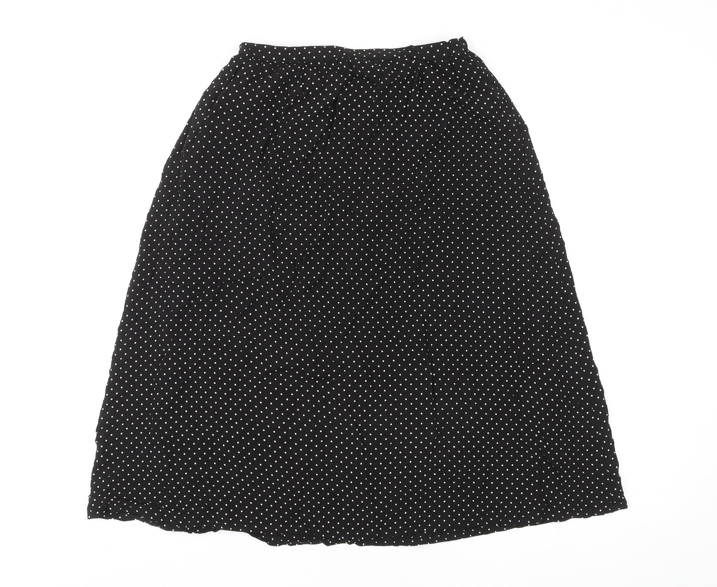 Doifamily Company Limited Womens Multicoloured Polka Dot Polyester Swing Skirt Size S Zip