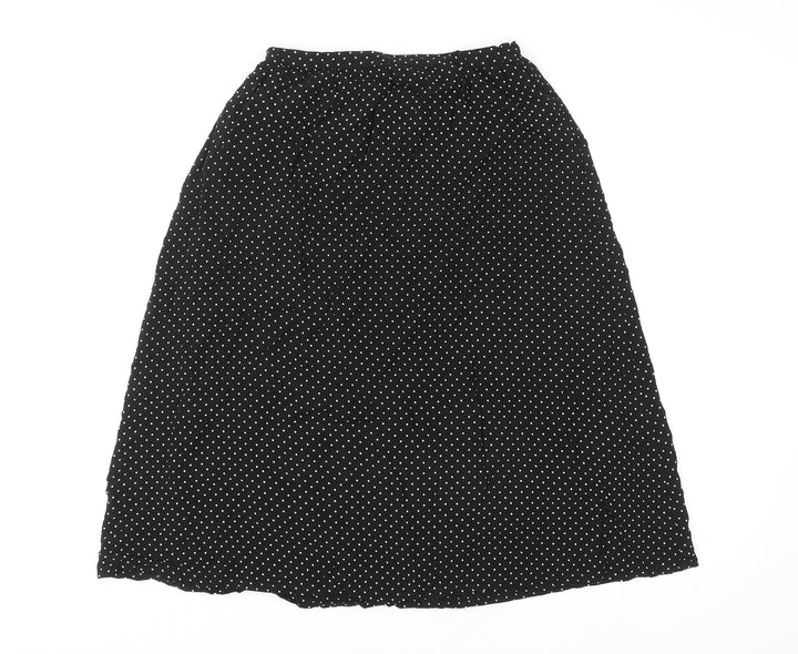 Doifamily Company Limited Womens Multicoloured Polka Dot Polyester Swing Skirt Size S Zip
