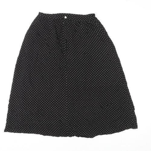 Doifamily Company Limited Womens Multicoloured Polka Dot Polyester Swing Skirt Size S Zip