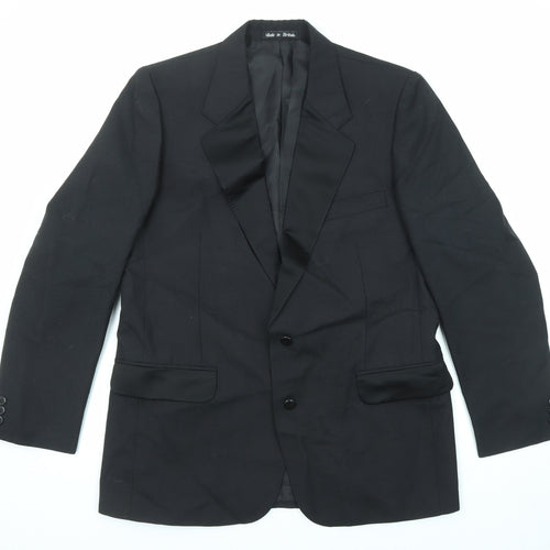 Dunn & Co Mens Black Polyester Tuxedo Suit Size 42 Regular