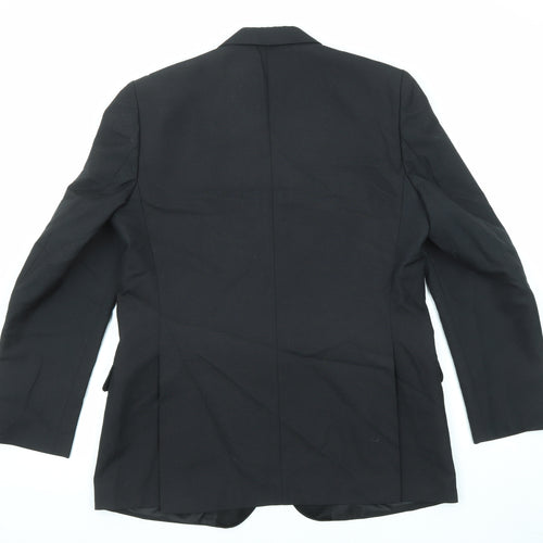 Dunn & Co Mens Black Polyester Tuxedo Suit Size 42 Regular