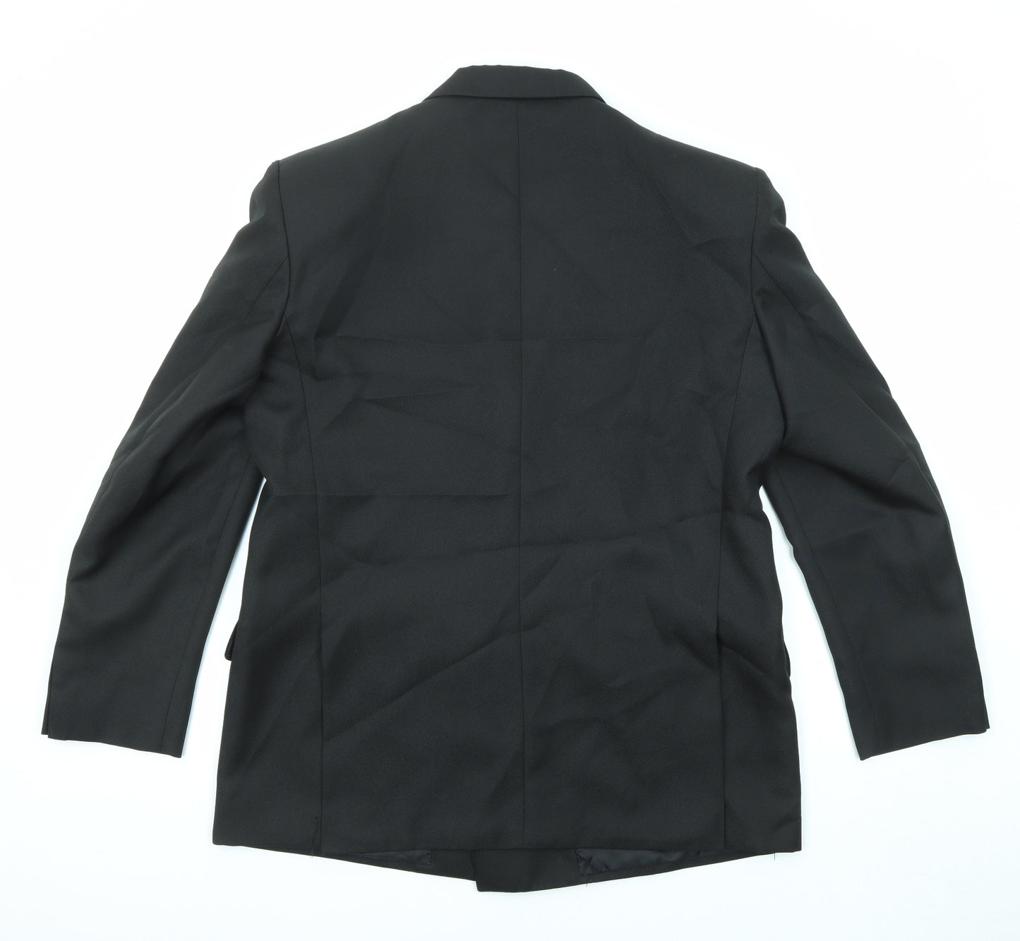 Classic Mens Black Nylon Jacket Blazer Size 42 Regular
