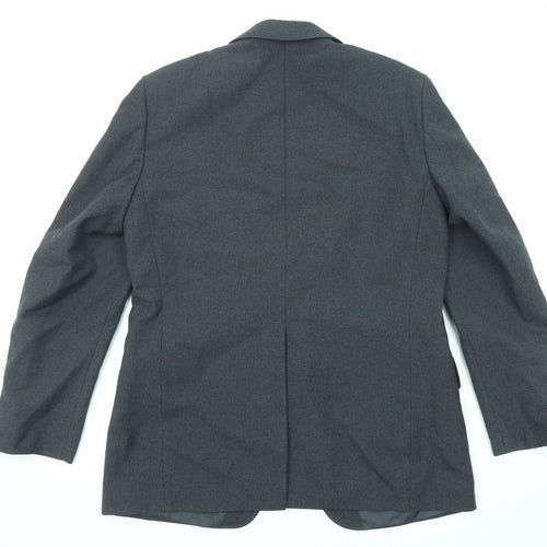 Marks and Spencer Mens Grey Viscose Jacket Suit Jacket Size 42 Regular
