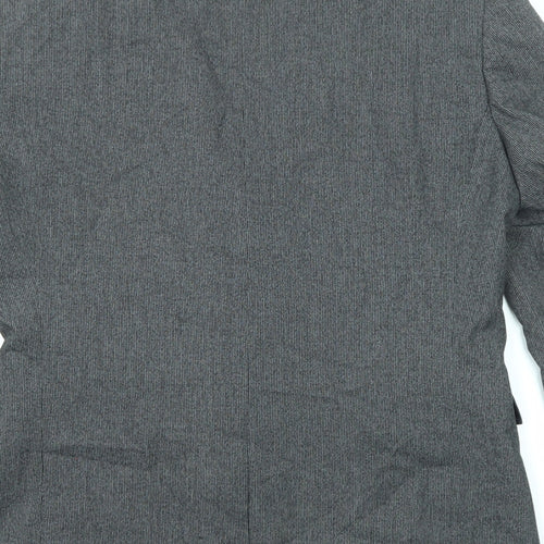 NEXT Mens Grey Polyester Jacket Suit Jacket Size 40 Regular