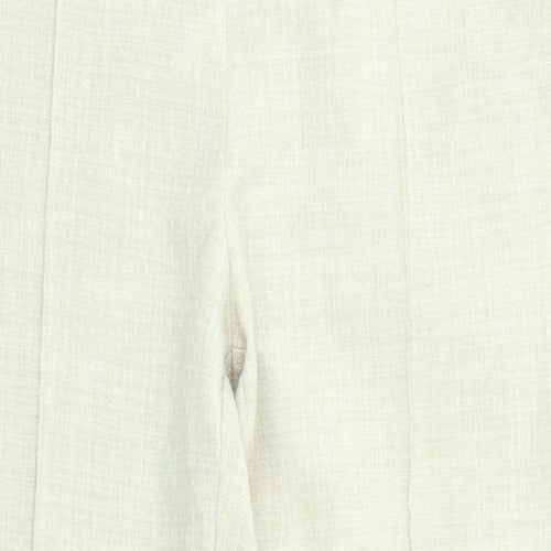 EWM Womens Beige Polyester Trousers Size 14 L26 in Regular