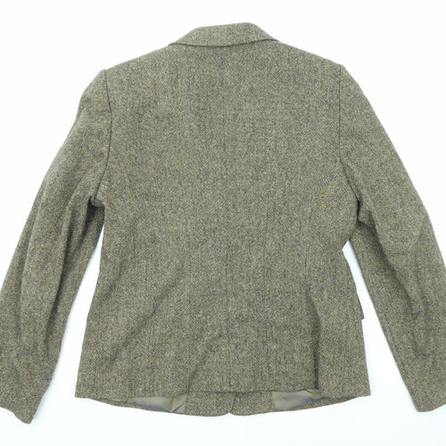 Betty Barclay Womens Green Acrylic Jacket Blazer Size 16