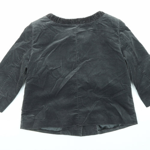 Vackpot Womens Grey Jacket Size 8 Button