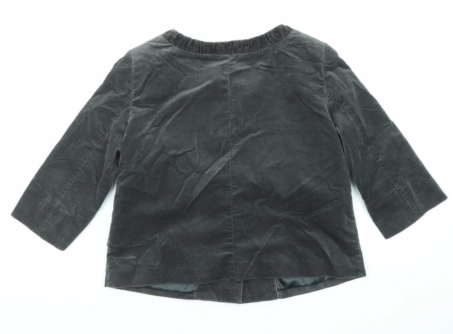 Vackpot Womens Grey Jacket Size 8 Button