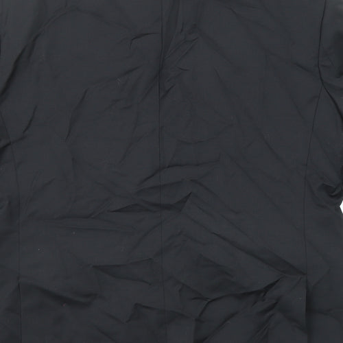 Marks and Spencer Mens Black Polyester Jacket Suit Jacket Size 40 Regular