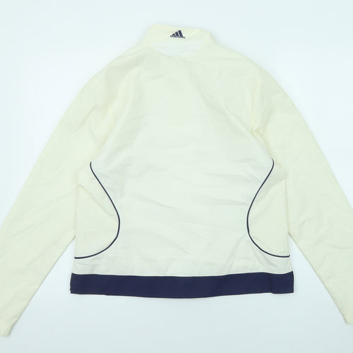 adidas Womens Ivory Jacket Size 12 Zip - Tennis