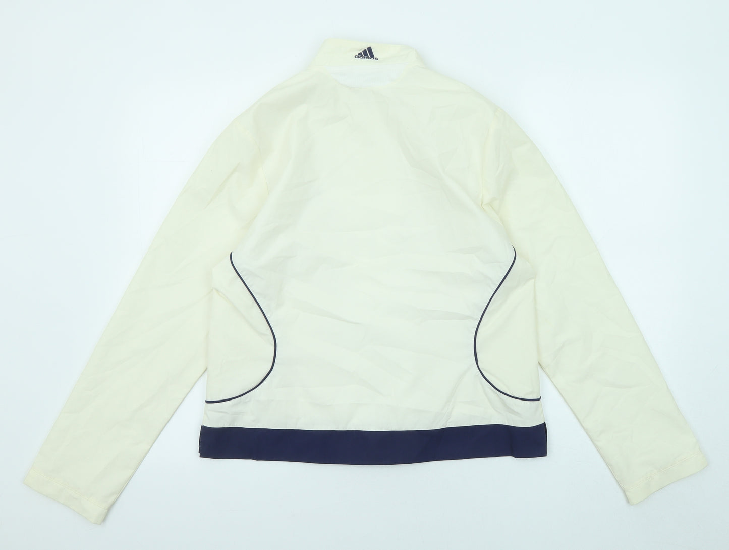 adidas Womens Ivory Jacket Size 12 Zip - Tennis