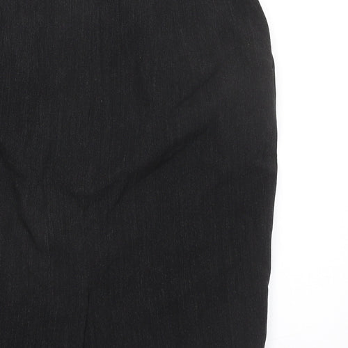 Principles Womens Grey Polyester A-Line Skirt Size 12 Zip