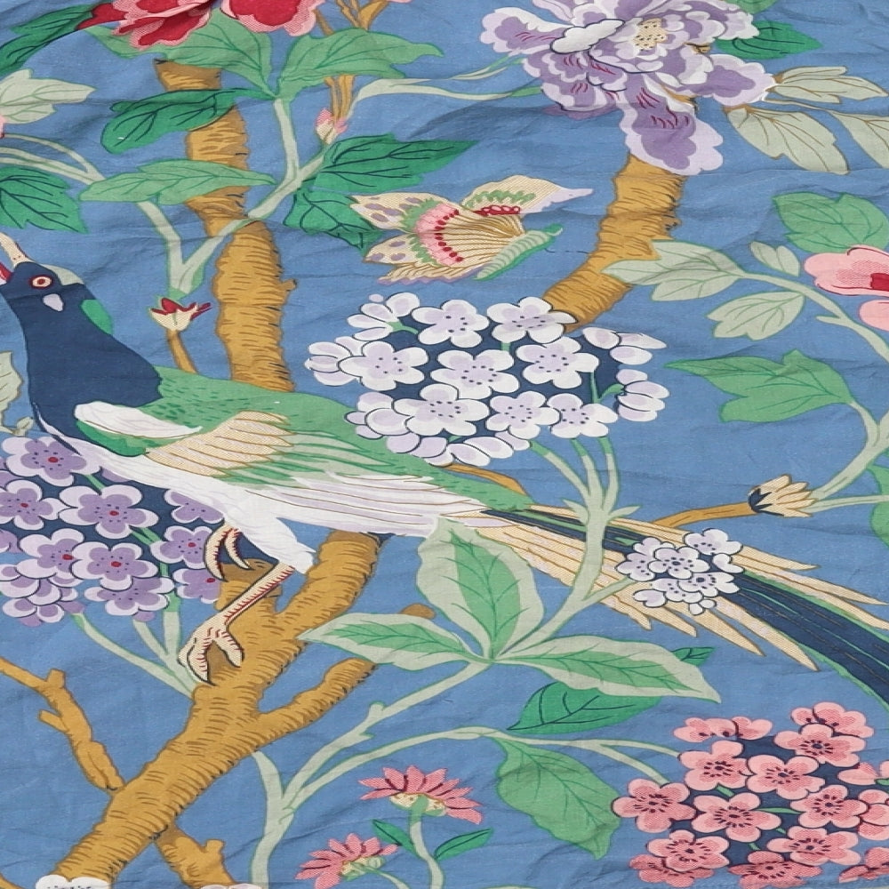 H&M Womens Multicoloured Floral Lyocell Basic Button-Up Size 8 Round Neck