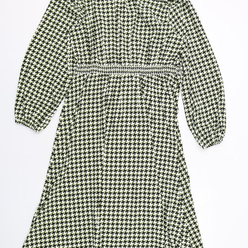 Marks and Spencer Womens Multicoloured Geometric Polyester A-Line Size 20 Round Neck Pullover