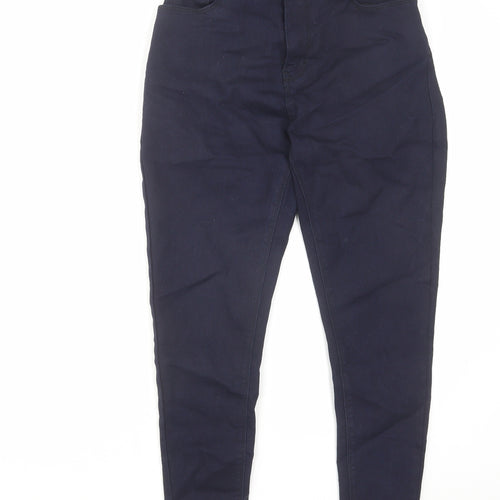 No Apologies Womens Blue Cotton Skinny Jeans Size 26 in L24 in Regular Zip