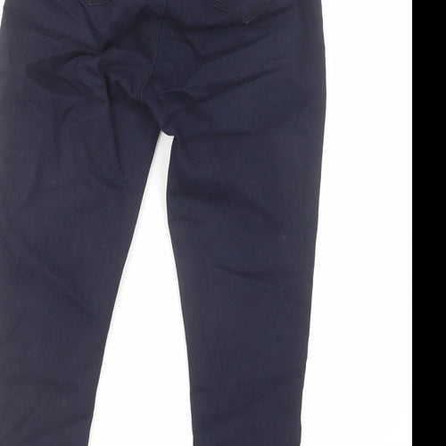 No Apologies Womens Blue Cotton Skinny Jeans Size 26 in L24 in Regular Zip