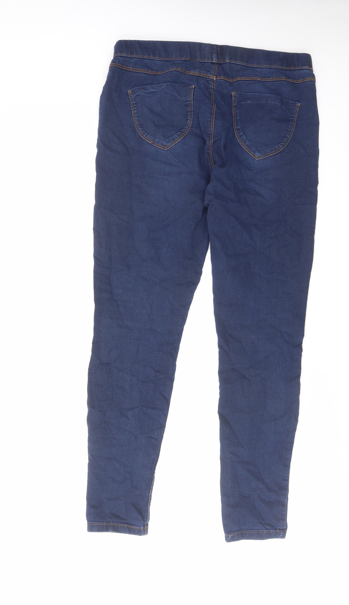 Dorothy Perkins Womens Blue Cotton Jegging Jeans Size 14 L29 in Regular