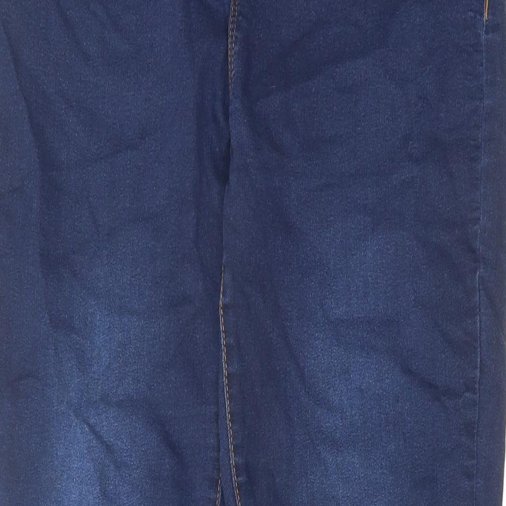 Dorothy Perkins Womens Blue Cotton Jegging Jeans Size 14 L29 in Regular