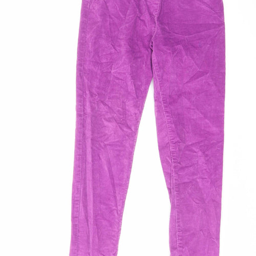 Boden Girls Purple Cotton Pedal Pusher Trousers Size 10 Years Regular Pullover