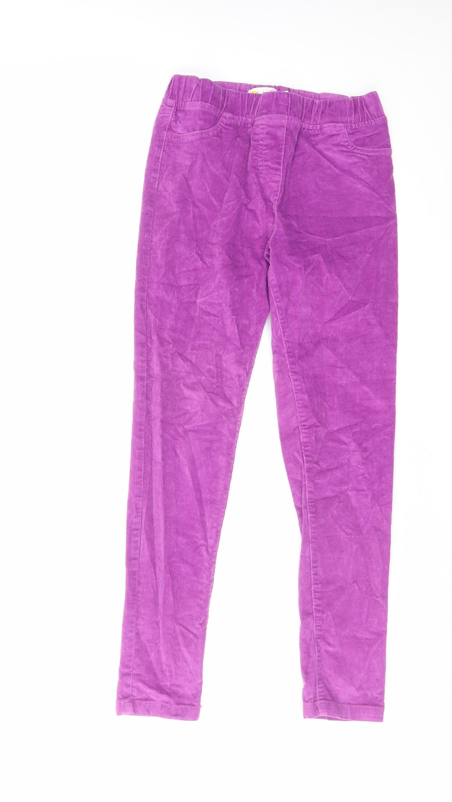 Boden Girls Purple Cotton Pedal Pusher Trousers Size 10 Years Regular Pullover