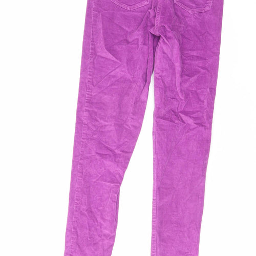 Boden Girls Purple Cotton Pedal Pusher Trousers Size 10 Years Regular Pullover