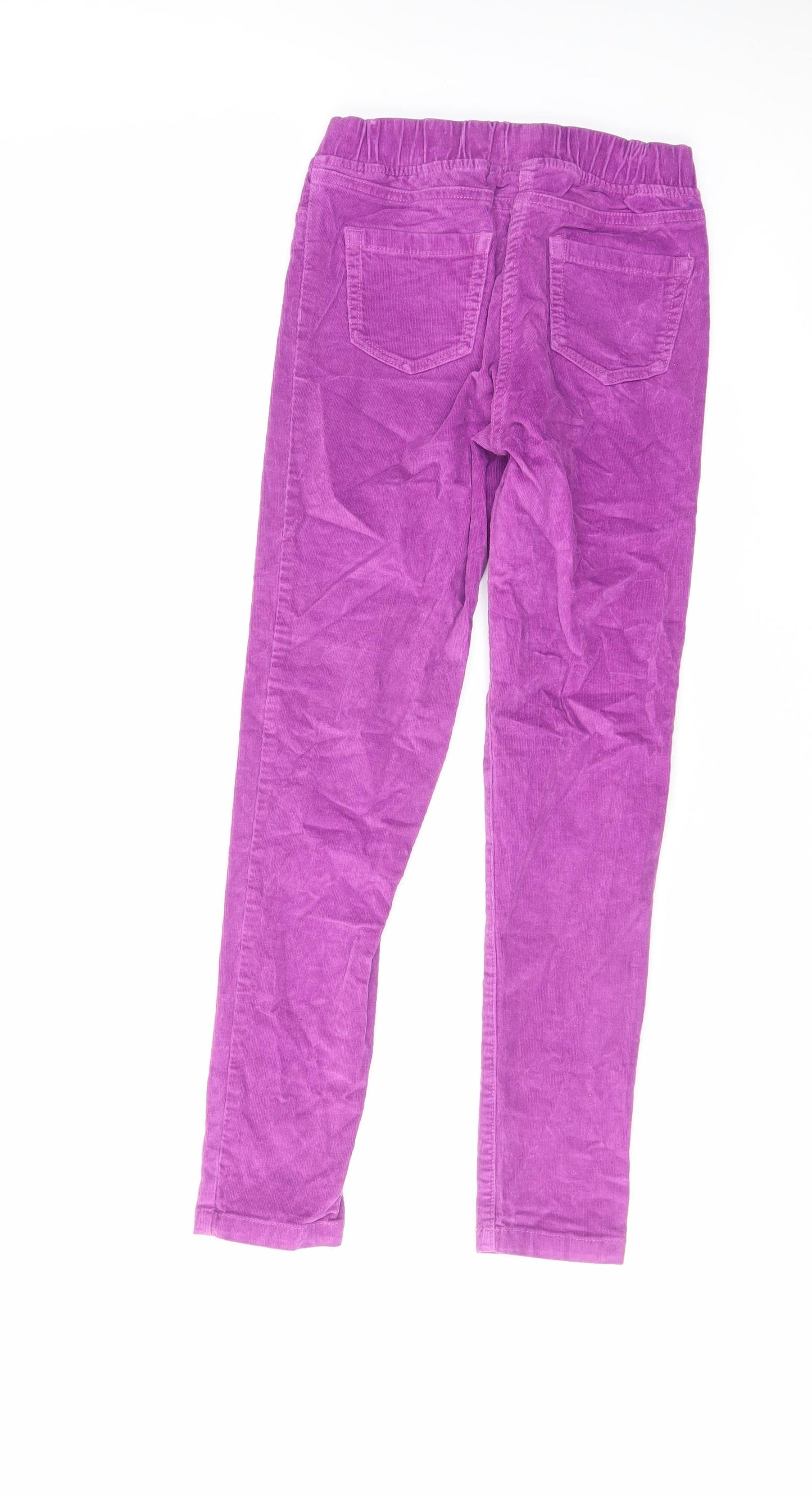 Boden Girls Purple Cotton Pedal Pusher Trousers Size 10 Years Regular Pullover