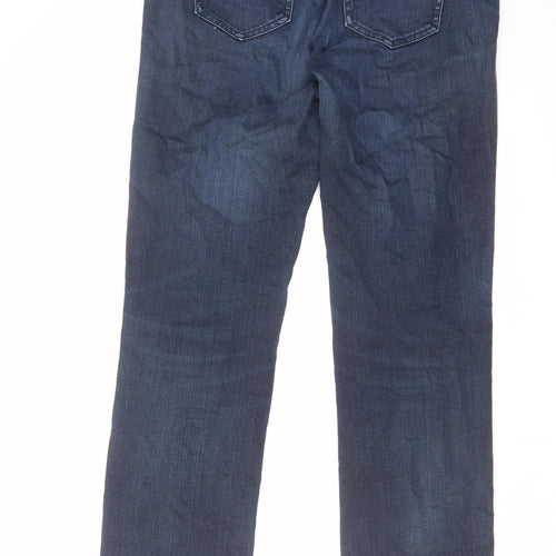Jackpot Mens Blue Cotton Straight Jeans Size 32 in L32 in Regular Zip