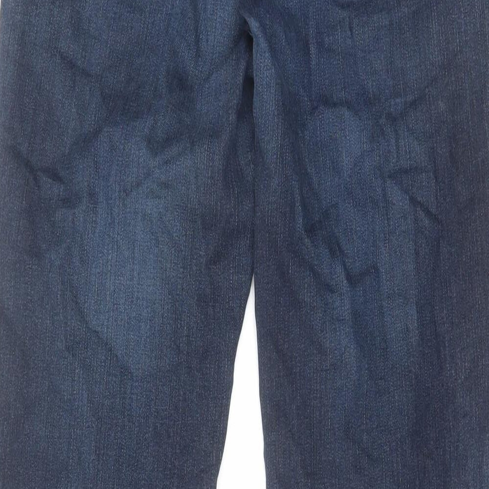 Jackpot Mens Blue Cotton Straight Jeans Size 32 in L32 in Regular Zip