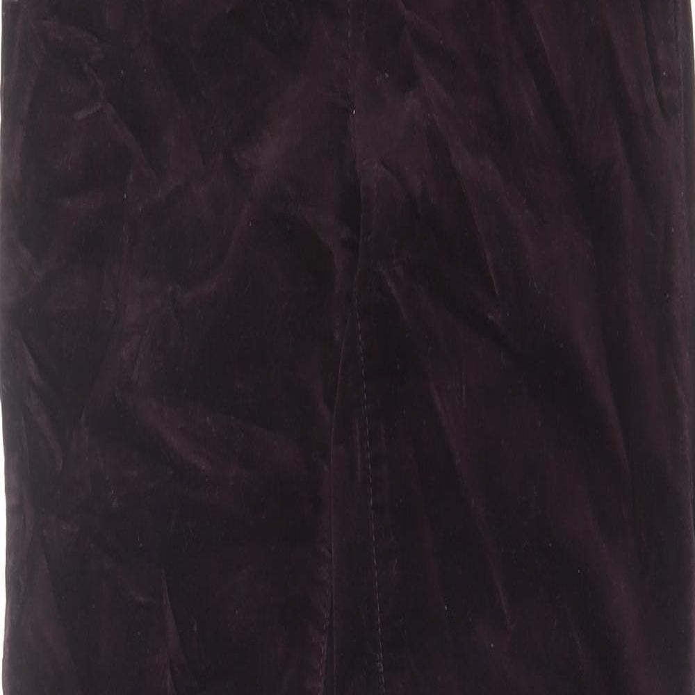 White Stuff Womens Red Cotton Trousers Size 8 L29 in Regular