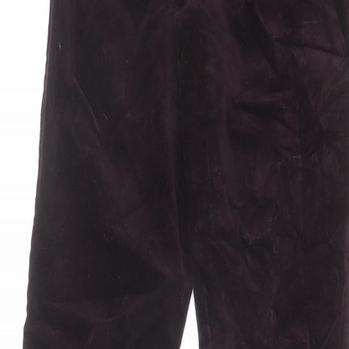 White Stuff Womens Red Cotton Trousers Size 8 L29 in Regular