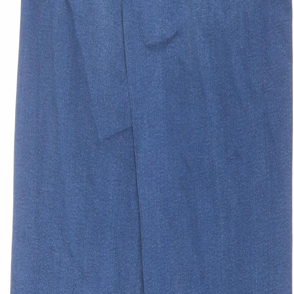 Marks and Spencer Womens Blue Cotton Jegging Jeans Size 6 L32 in Regular Zip