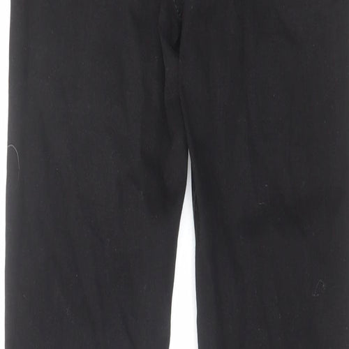 NEXT Boys Black Cotton Skinny Jeans Size 10 Years Regular Zip