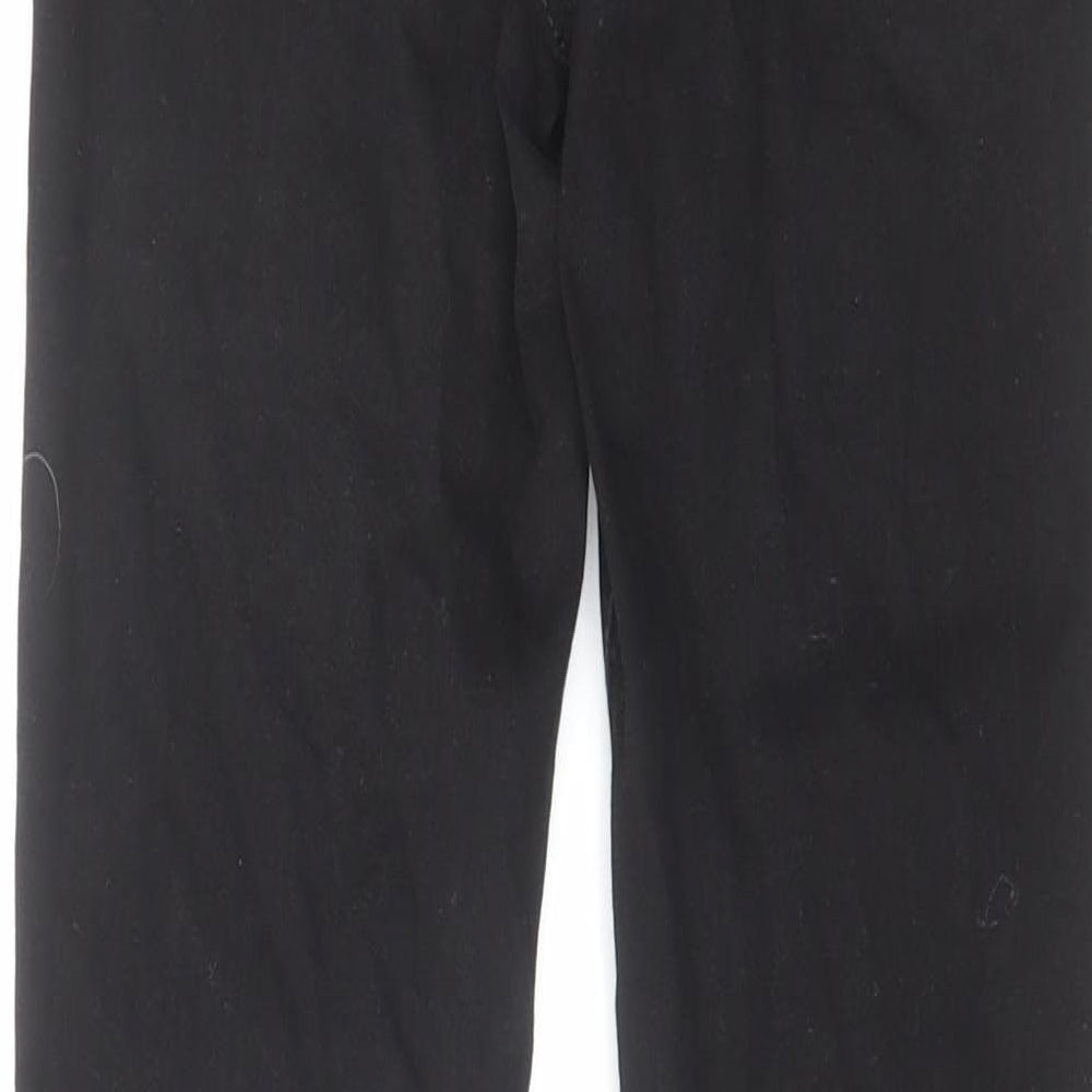 NEXT Boys Black Cotton Skinny Jeans Size 10 Years Regular Zip