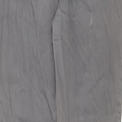 Marks and Spencer Womens Grey Cotton Skinny Jeans Size 12 L30 in Regular Zip