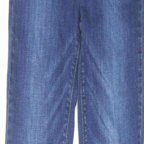 Diesel Womens Blue Cotton Bootcut Jeans Size 28 in L30 in Regular Zip