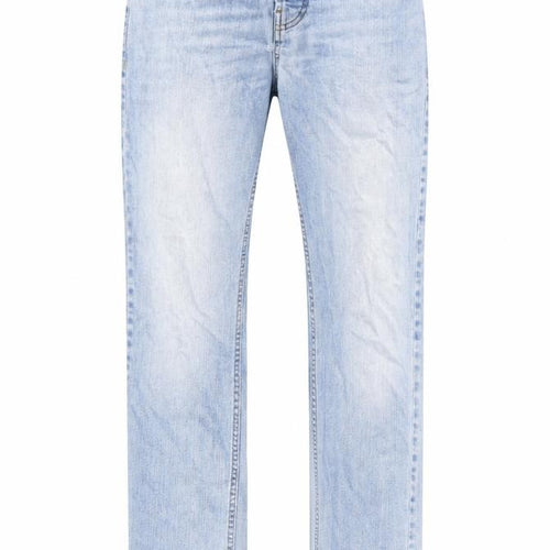 Denim & Co. Mens Blue Cotton Straight Jeans Size 30 in L32 in Regular Button