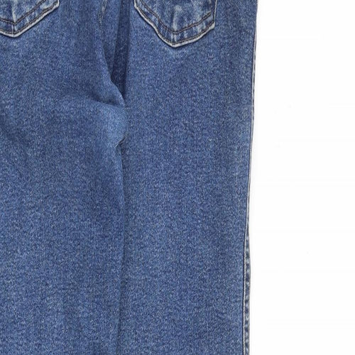 Sterling Jeans Mens Blue Cotton Straight Jeans Size 38 in L30 in Regular Zip