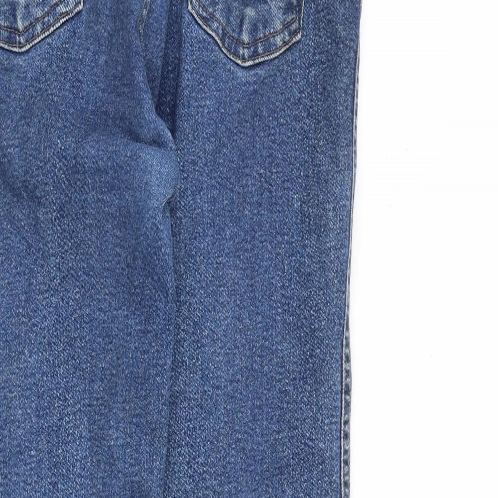 Sterling Jeans Mens Blue Cotton Straight Jeans Size 38 in L30 in Regular Zip