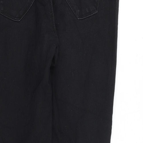 Denim & Co. Womens Black Cotton Jegging Jeans Size 10 L29 in Regular