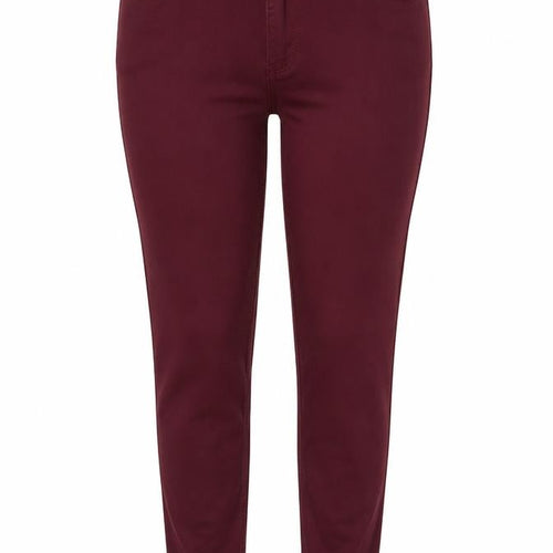 Debenhams Womens Red Cotton Skinny Jeans Size 12 L29 in Slim Zip