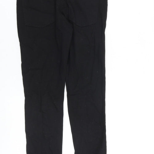 NEXT Boys Black Cotton Skinny Jeans Size 12 Years L26 in Regular Zip