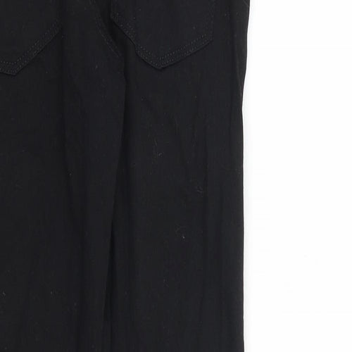 NEXT Boys Black Cotton Skinny Jeans Size 12 Years L26 in Regular Zip