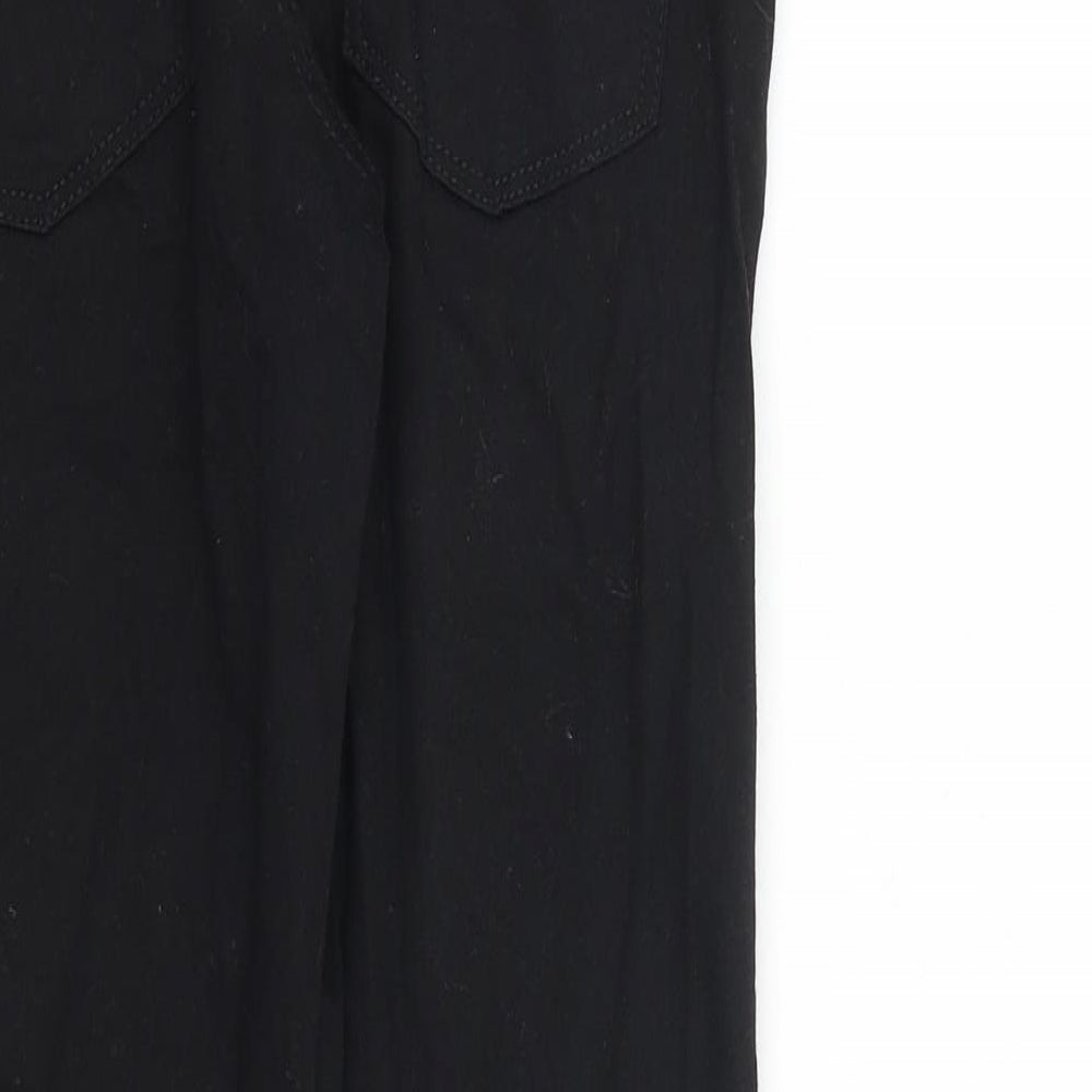 NEXT Boys Black Cotton Skinny Jeans Size 12 Years L26 in Regular Zip