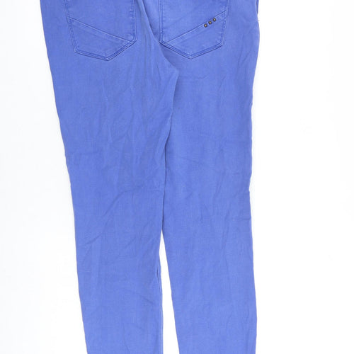River Island Womens Blue Cotton Skinny Jeans Size 34 in L30 in Slim Zip