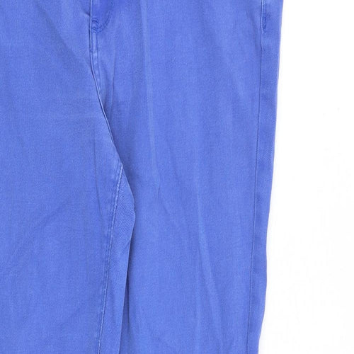 River Island Womens Blue Cotton Skinny Jeans Size 34 in L30 in Slim Zip